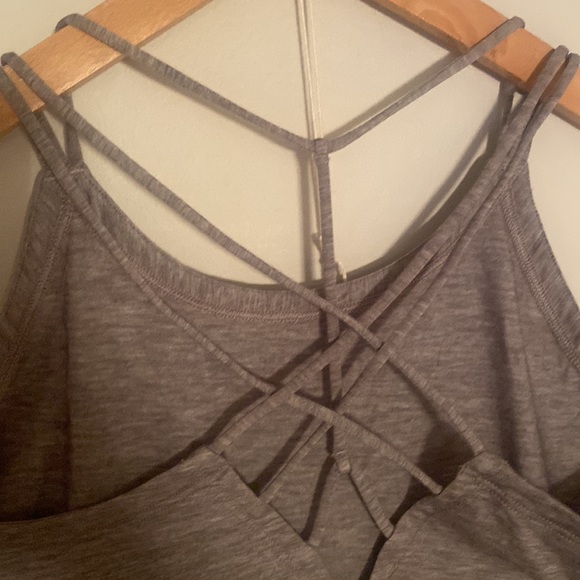 Ivivva Lululemon Serene Heart Tank grey size 12 tank tops dance yoga athletic - Picture 10 of 12